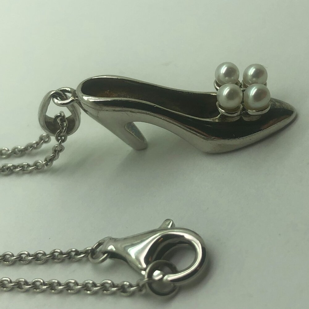 Silver Cultured Pearl Pendant